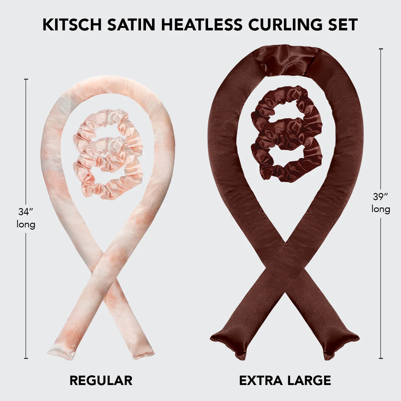 heatless hair curler ( satin )
